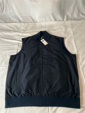 Polo by Ralph Lauren Dark Navy Full-Zip Sleeveless Vest